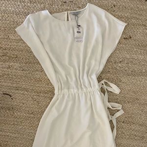 Naked Zebra NWT white dress